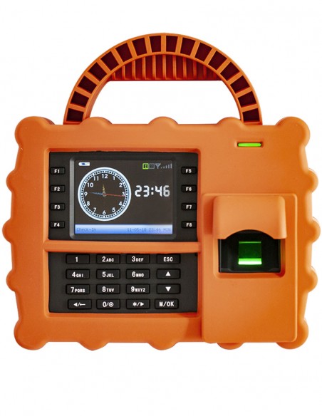 Terminal de pontaj, portabil, cu senzor de amprente, cititor de carduri si tastatura S922-3G-O-E