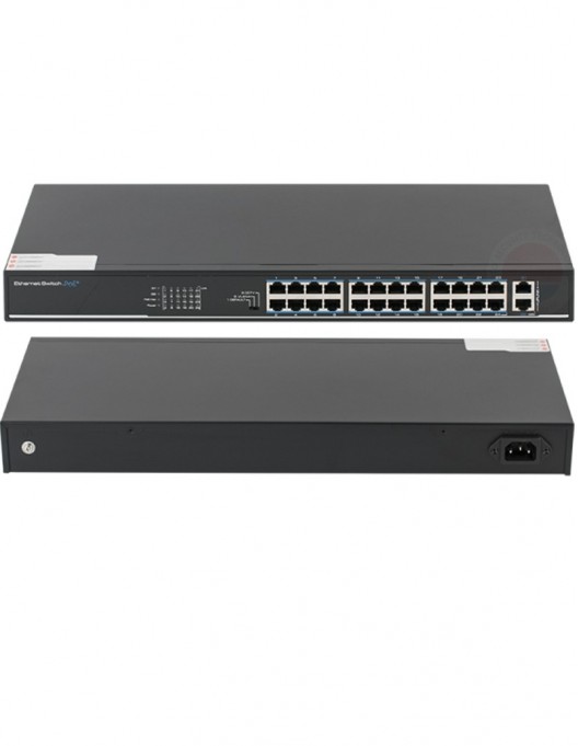 <p>Switch ethernet PoE+ cu functie PoE Watchdog SF26P-LM</p>