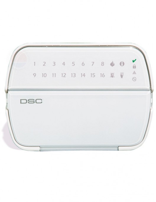 Tastatura alarma LED wireless 16 zone DSC RFK-5516