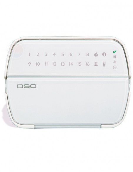 Tastatura alarma LED wireless 16 zone DSC RFK-5516