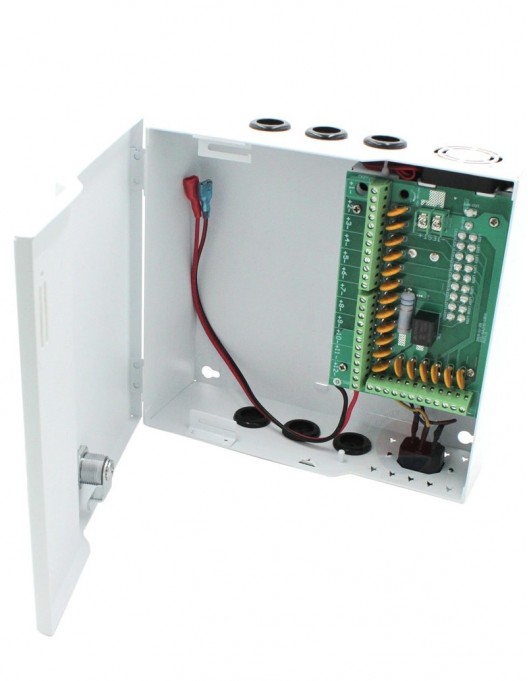 <p>Sursa de alimentare cu backup, 18 canale, 12V/20A STD-XWU250-12-18</p>