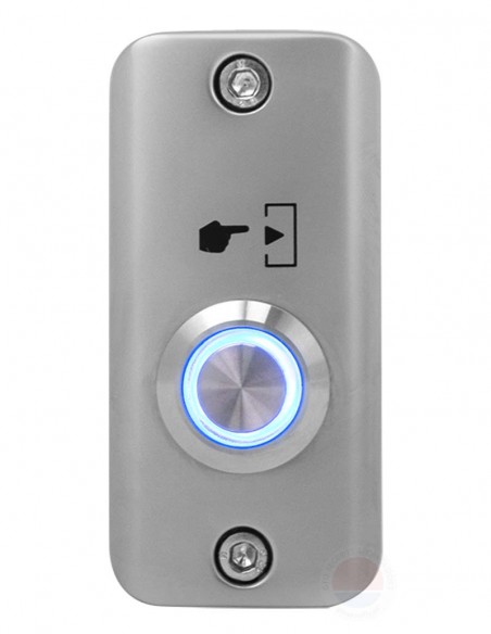 Buton iesire aplicabil, cu LED, pentru exterior SMB-S001-LED