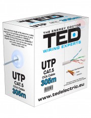 Cablu UTP CAT5, 0.5mm CCA TED002488