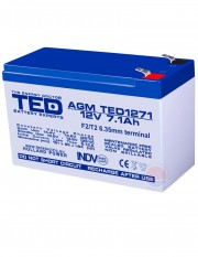Acumulator stationar AGM VRLA 12V/7,1Ah TED1271