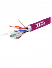 Cablu FTP cat.6e CU 0.56 23AWG TED002433