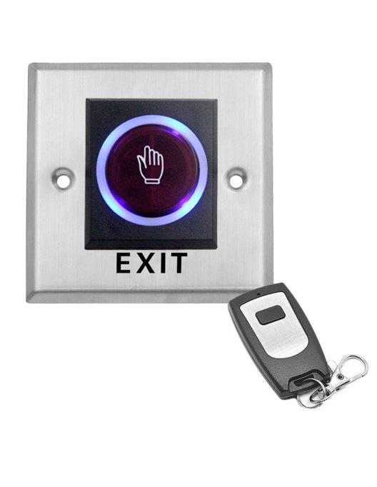 Buton de iesire cu infrarosu si telecomanda SB7-SQU-SWBM-2