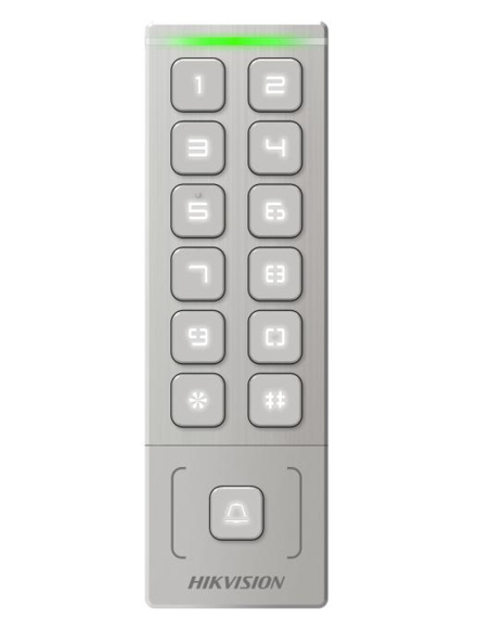 Cititor de proximitate cu tastatura Mifare 13.56 MHz DS-K1T809MX