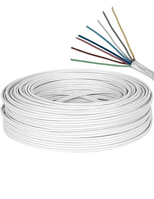 Cablu de alarma ecranat 8x0.22 mm 8AF22