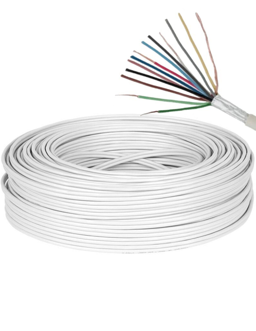 Cablu de alarma ecranat 12x0.22 mm 12AF22