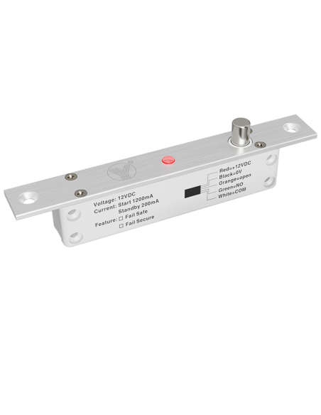 Mini bolt electric fail-safe, monitorizare, senzor magnetic YB-90NA(LED)