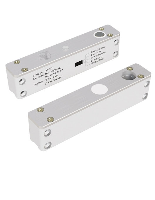 Mini bolt electric fail-safe, monitorizare, senzor magnetic YB-90NI(LED)