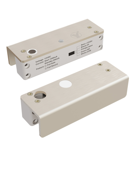 Mini bolt electric fail-safe, pentru usi de sticla YB-90NU(LED)