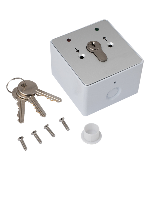 Buton aplicabil cu cheie 2 x NO SMB-S0272RSP